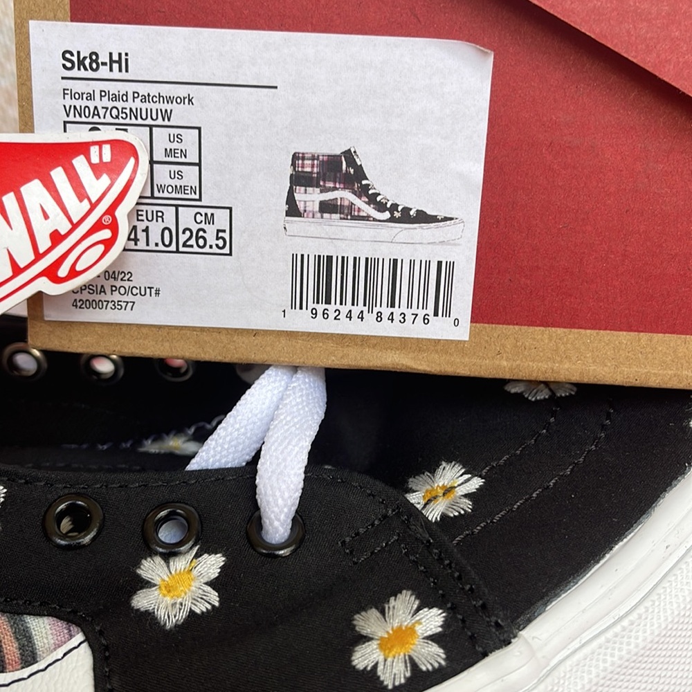 Vans WMNS Sk8-Hi
Floral Plaid Patchwork
VN0A7Q5NUUW
 sneakers - Picture 16 of 16